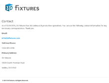 Tablet Screenshot of 3dfixtures.com